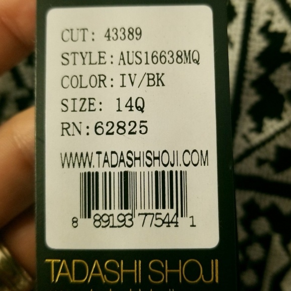 Tadashi Shoji Ada Embroidered Long Sleeve Dress - Picture 5 of 8